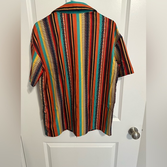 Colorful Striped Two-Piece Set - Picture 5 of 8